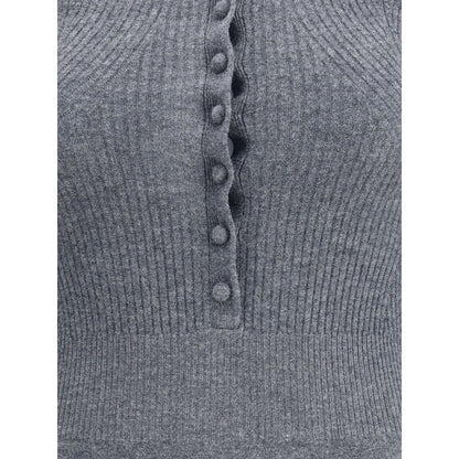 Long-sleeved wool Bodysuit