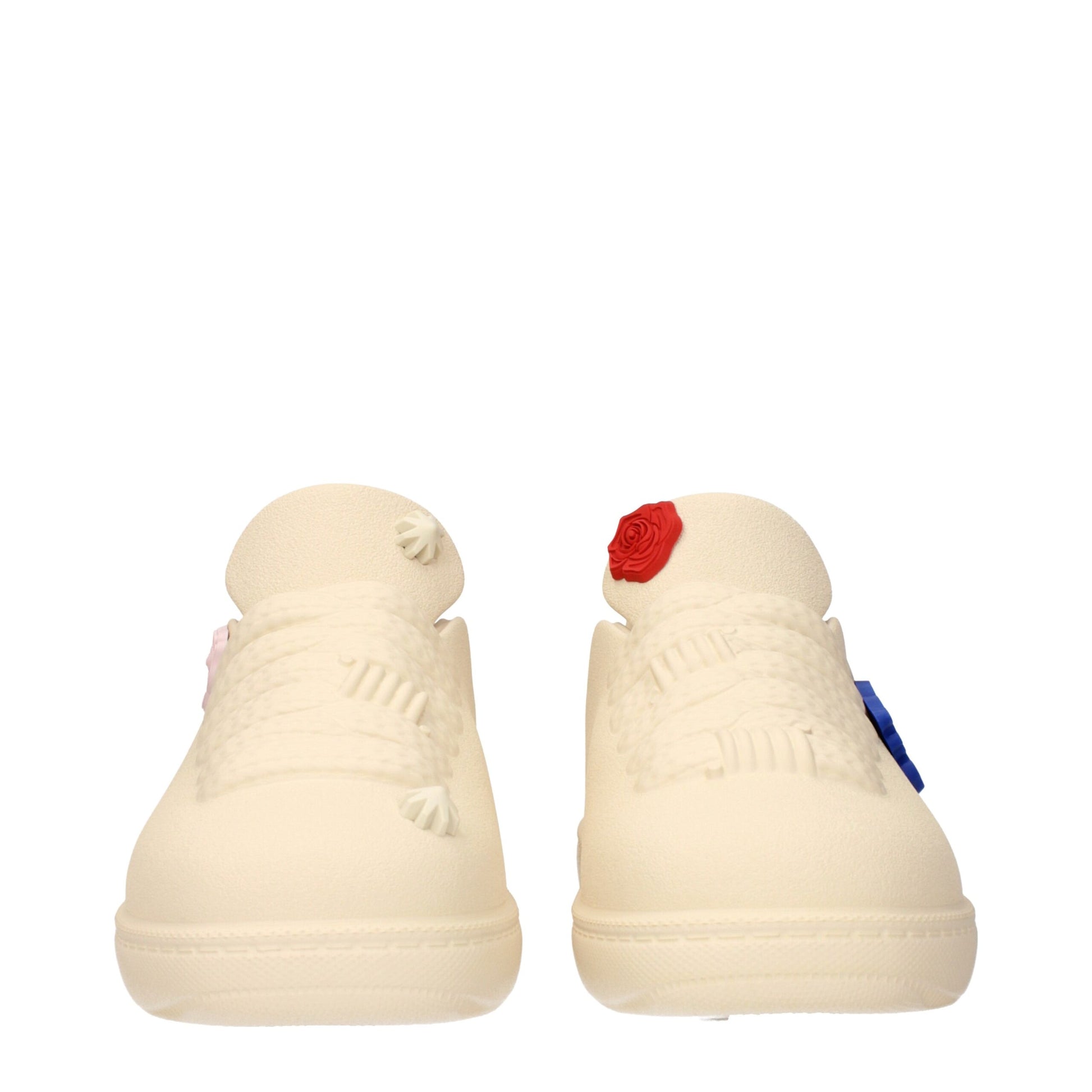 Beige Cotton Sneakers