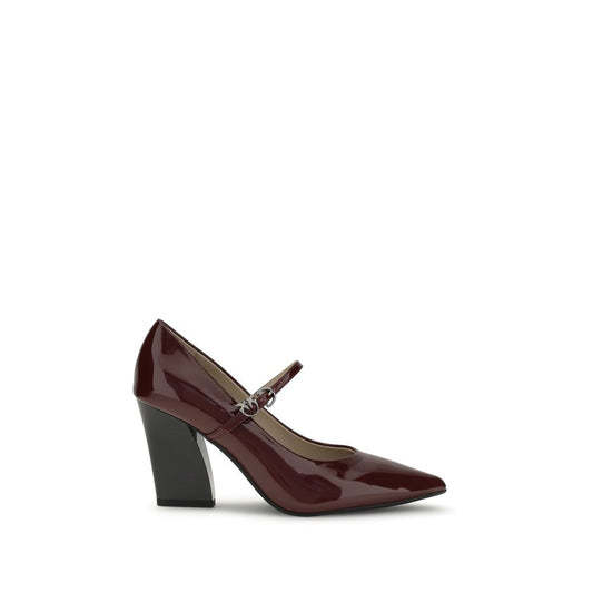 Bordeaux Calf Leather Bos Taurus High Heel Pumps