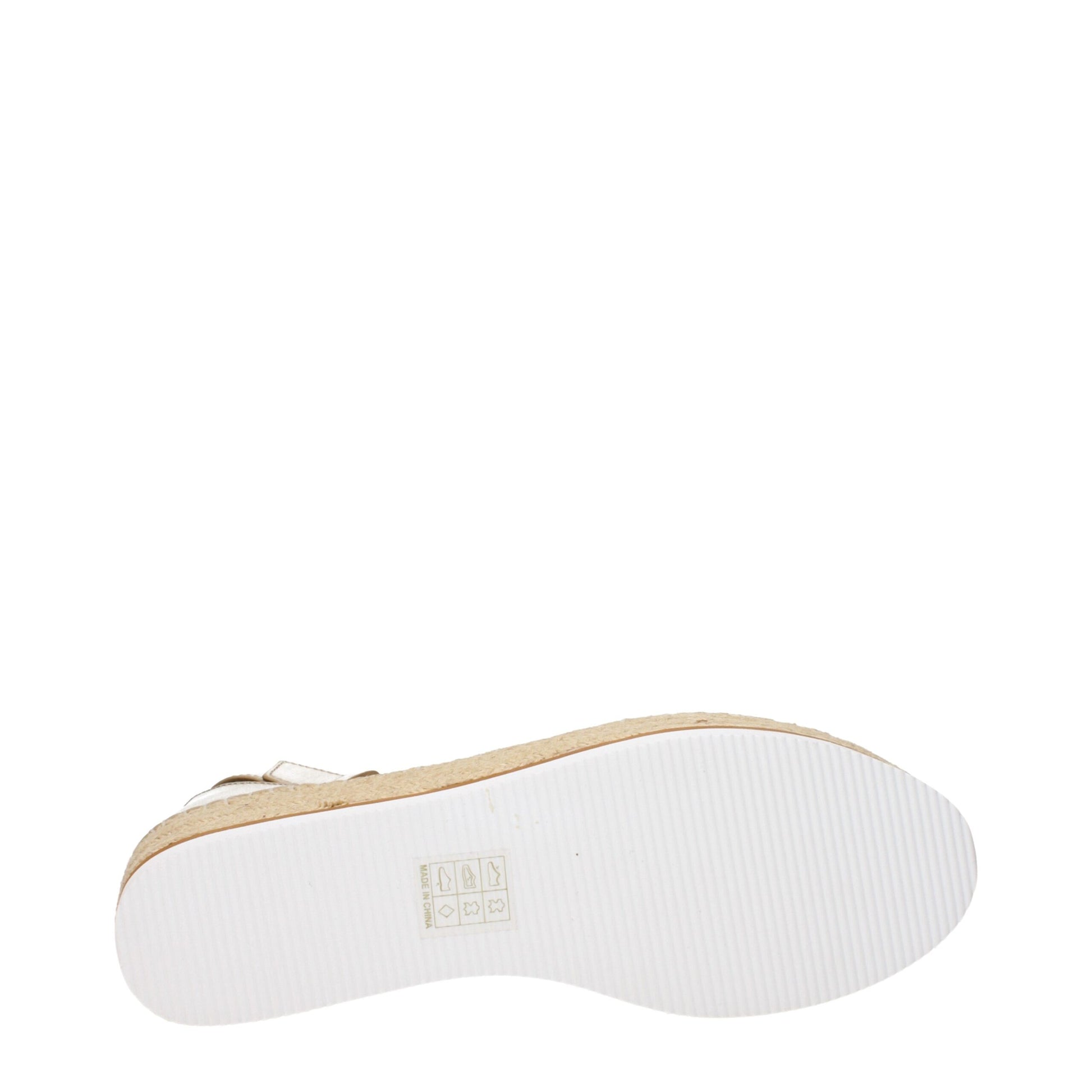 Gold Leather Wedge Sandals