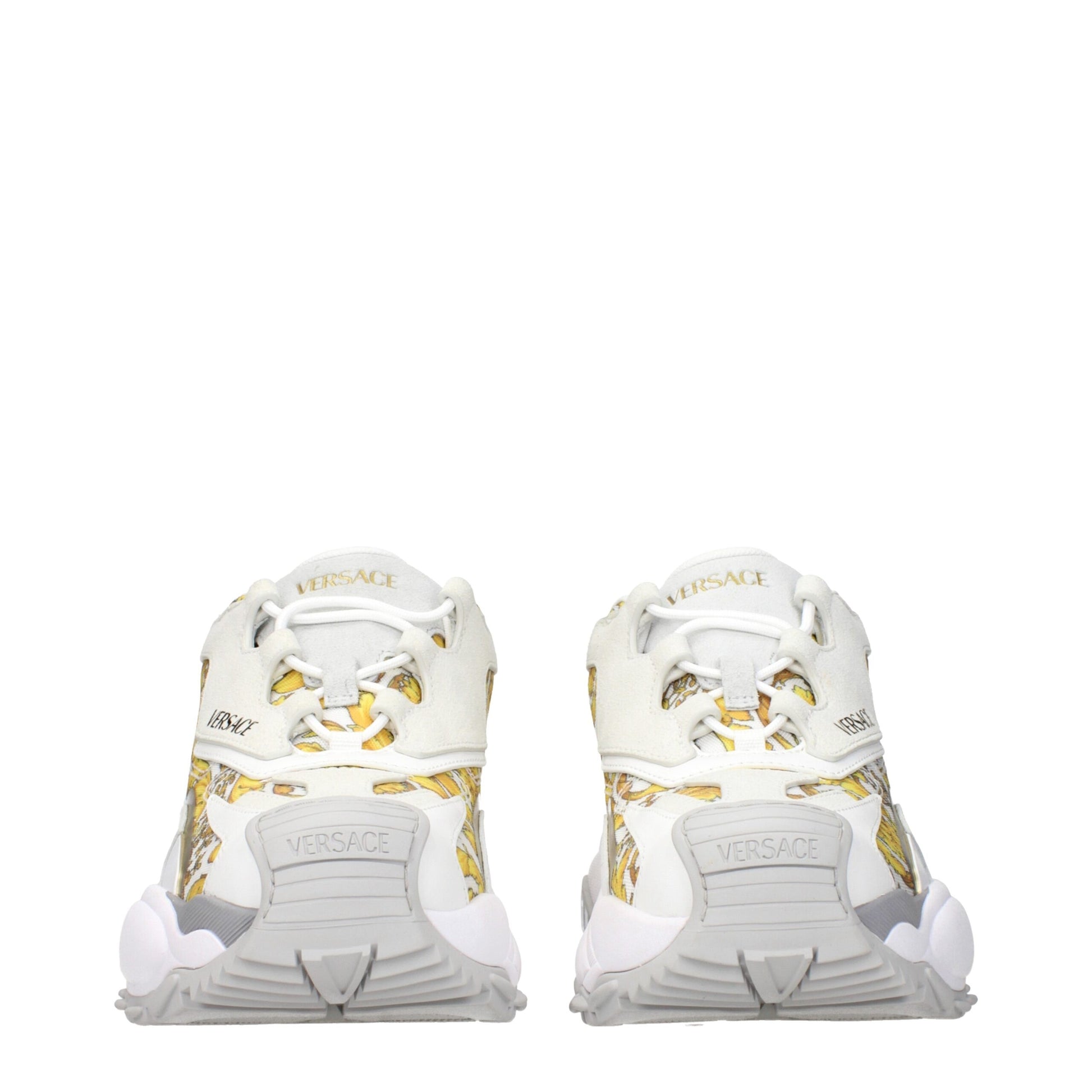 Gold Fabric Low Tops