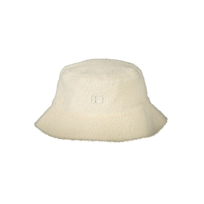 White Polyester Men Hat