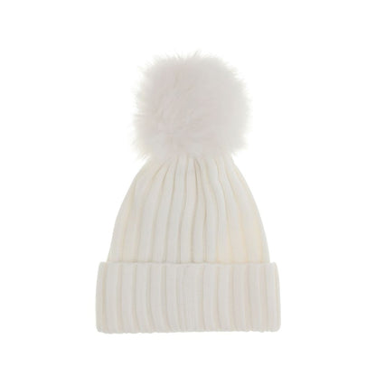 Wool pom pon Hat