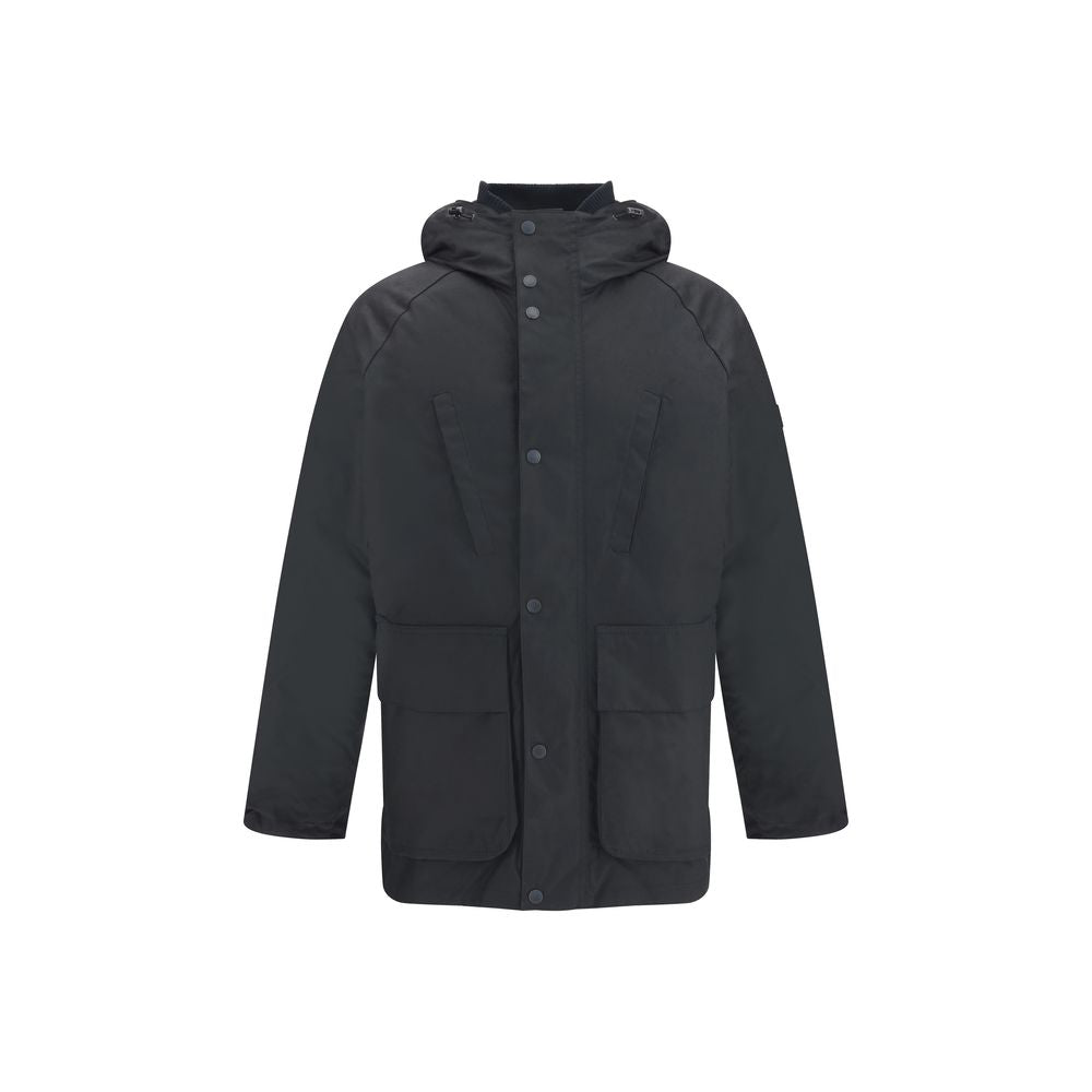Black Cotton Parka