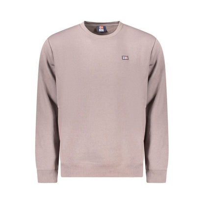 Brown Cotton Men Sweater
