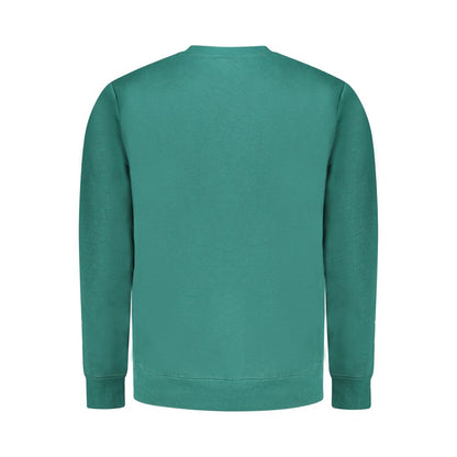 Green Cotton Mens Sweater