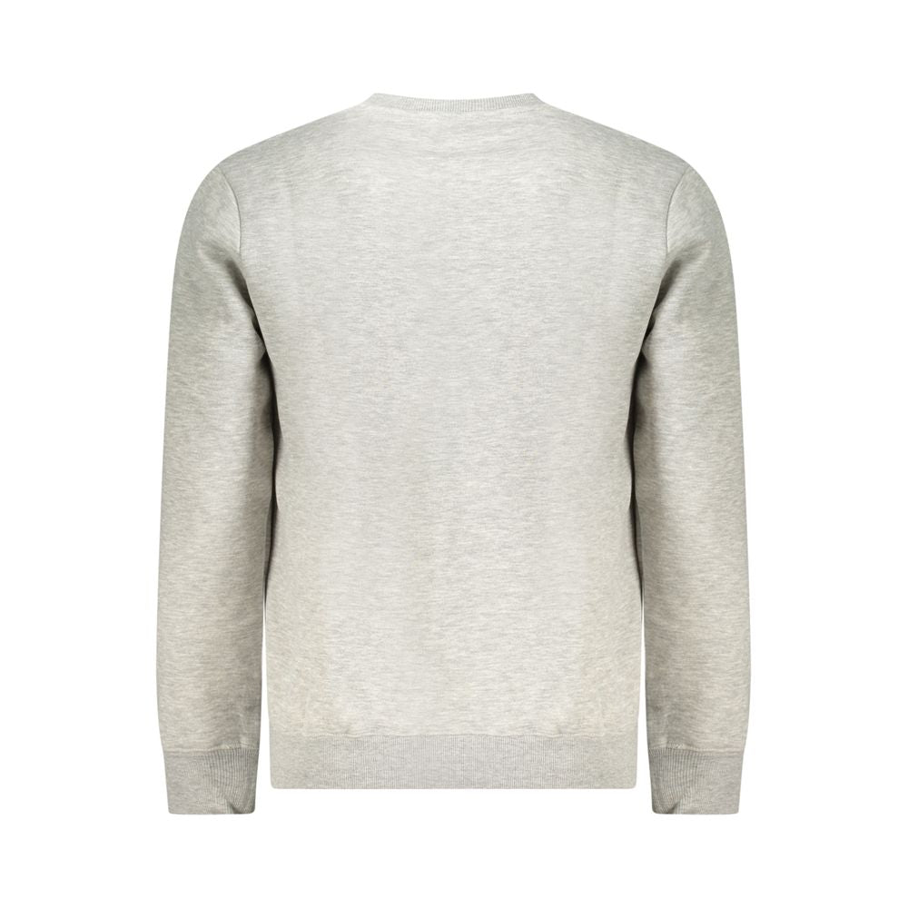Gray Cotton Men Sweater