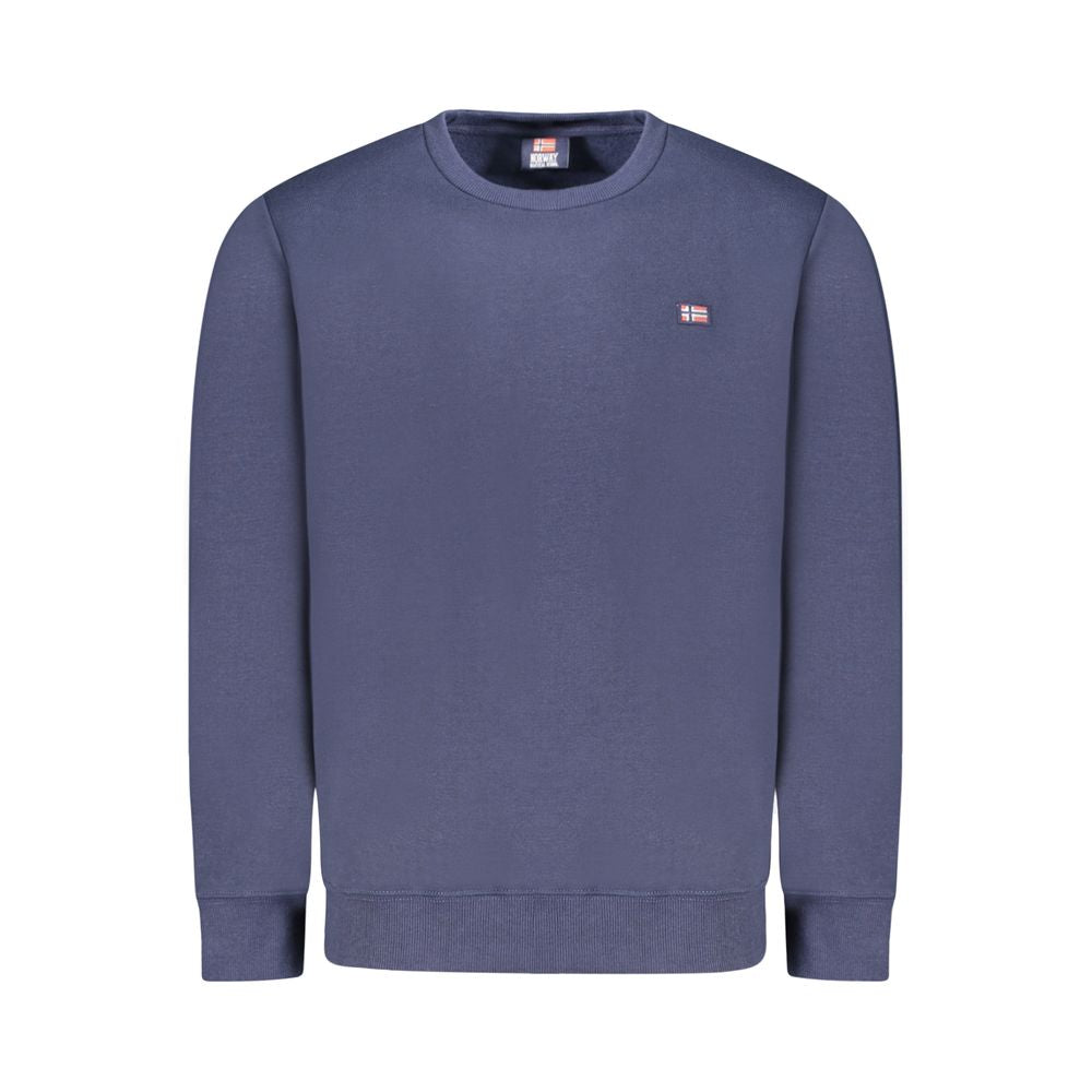Blue Cotton Sweatshirt