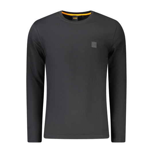 Black Cotton Men TShirt