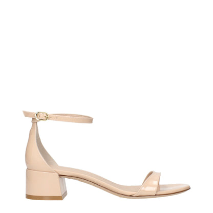 Beige Leather Sandals
