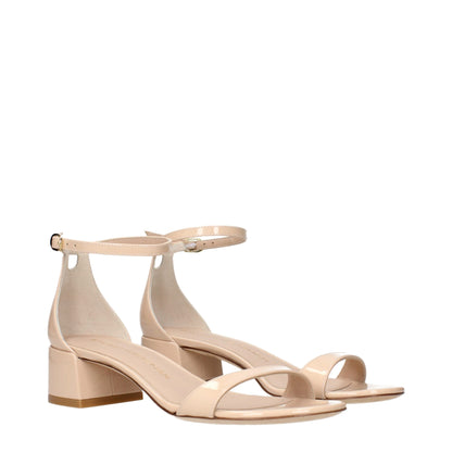 Beige Leather Sandals