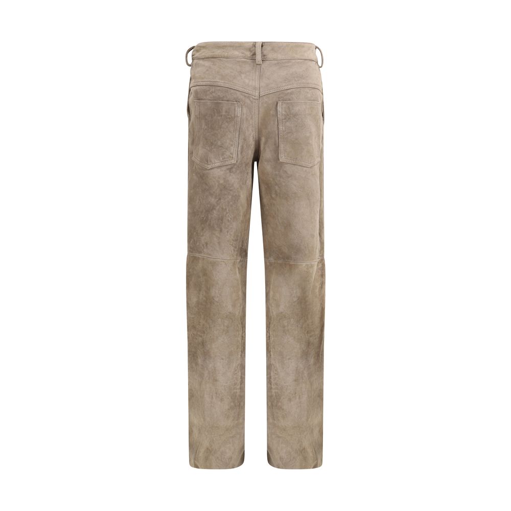 Suede Pants