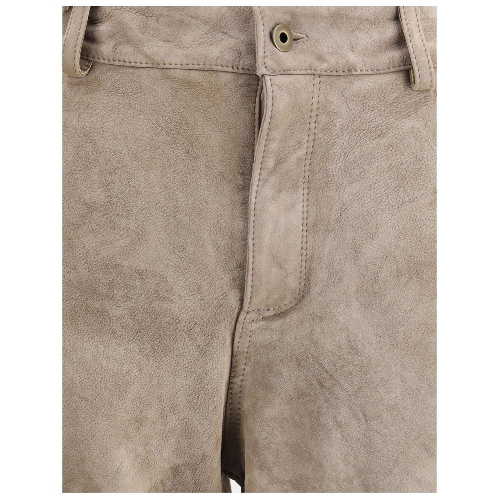 Suede Pants