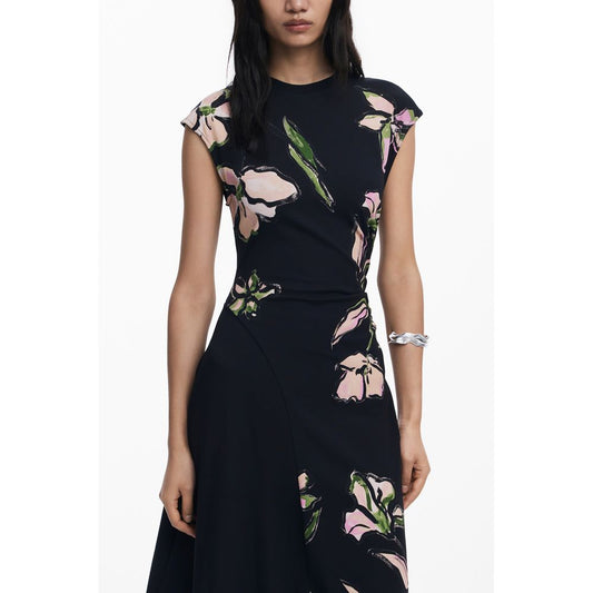 Black Cotton Women Dress
