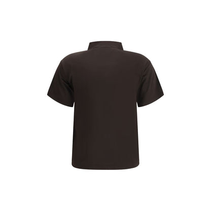 Semi-sheer polo Shirt