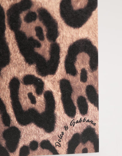 Multicolor Leopard Print Envelope Paper Post Card Holder