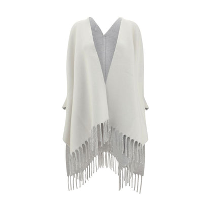 Cashmere and wool Poncho