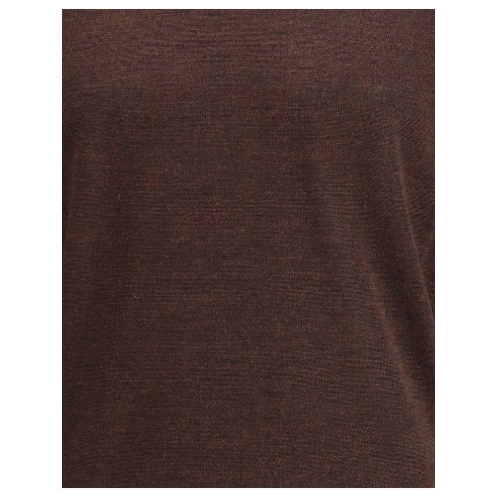 Brown Wool Turtleneck