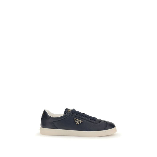Blue Calf Leather Bos Taurus Low Top Sneakers