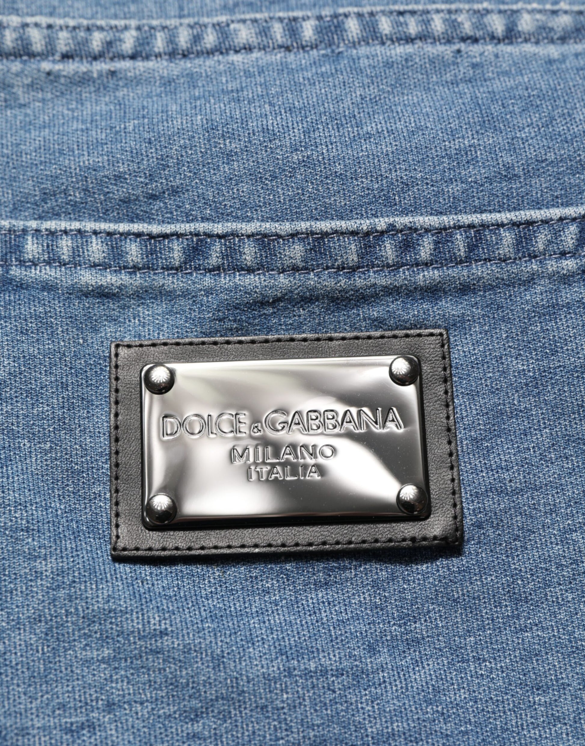 Blue Cotton Stretch Slim Fit Men Denim Jeans