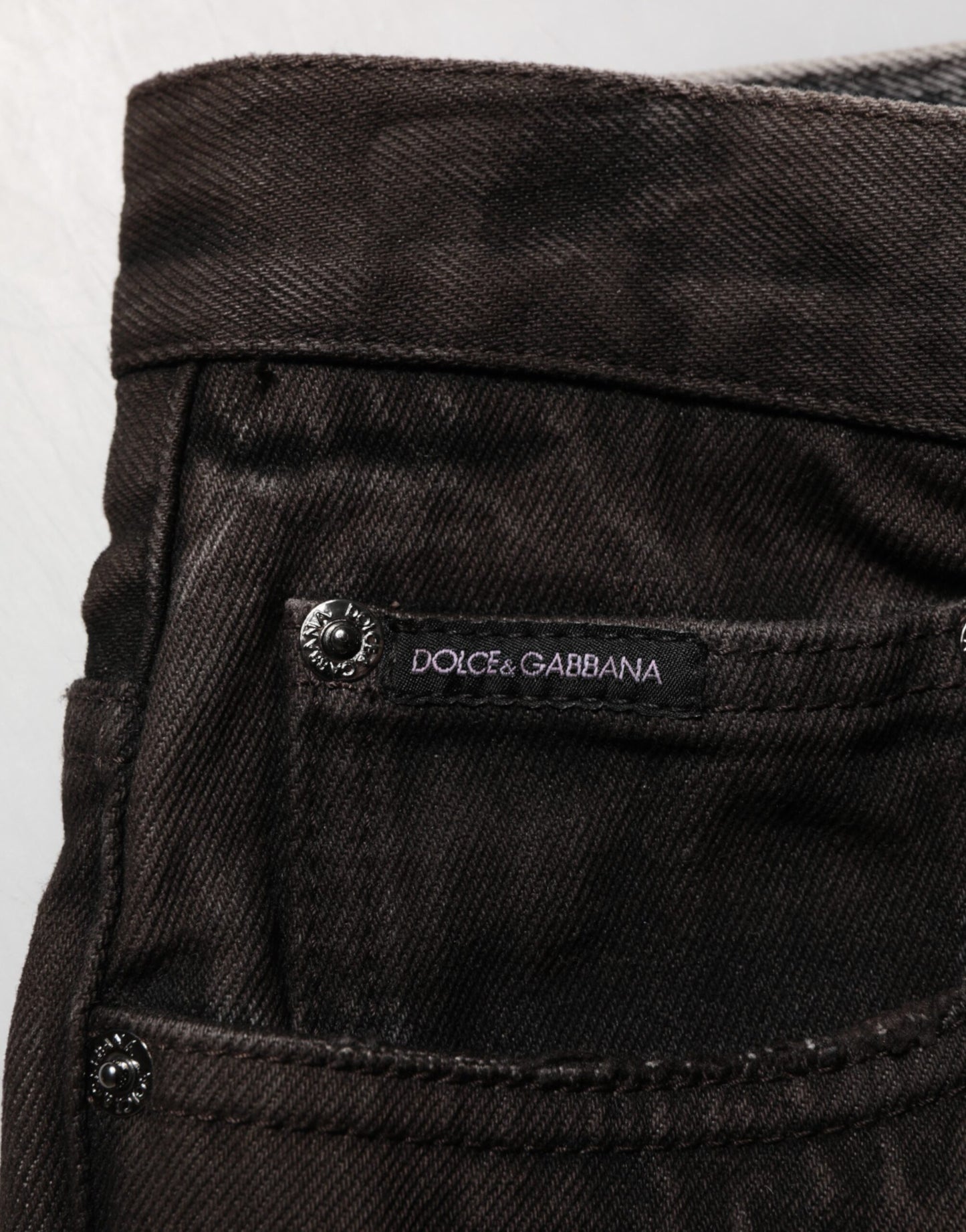 Black Cotton Tattered Denim Men Bermuda Short