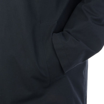 Blue Cotton Men's Trench Coat