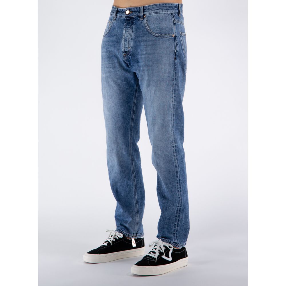 Blue Cotton Men Jeans