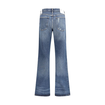 Kick Boot Jeans stencil color mid rise