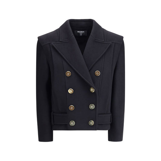 Wool Double-breasted Coat