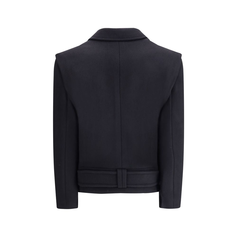 Wool Double-breasted Coat