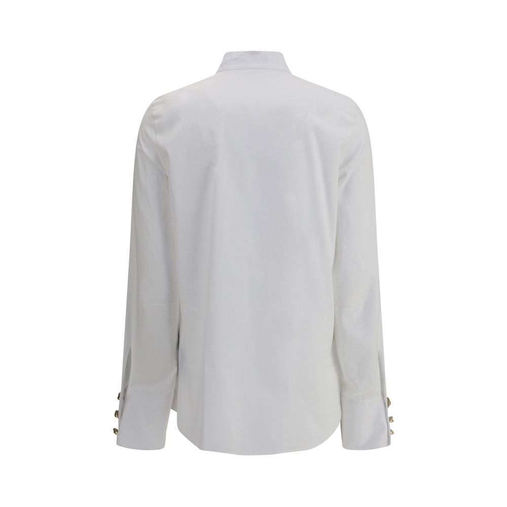 Poplin ruffle Shirt