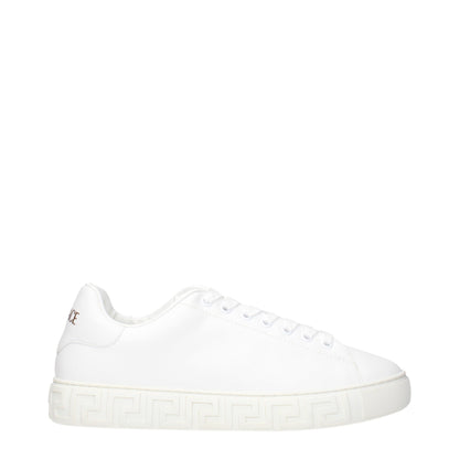White Leather Low Tops