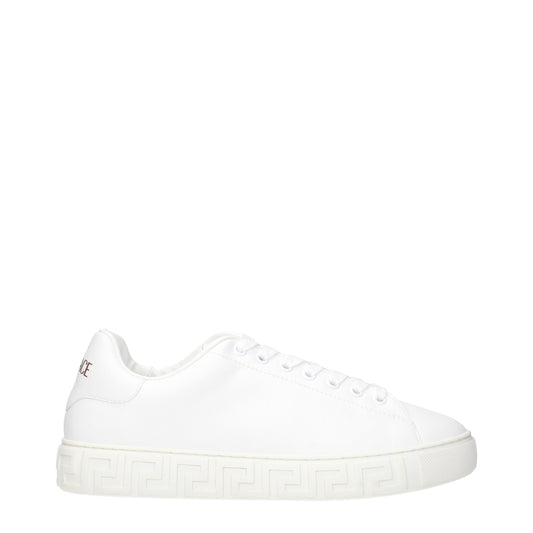 White Leather Low Tops