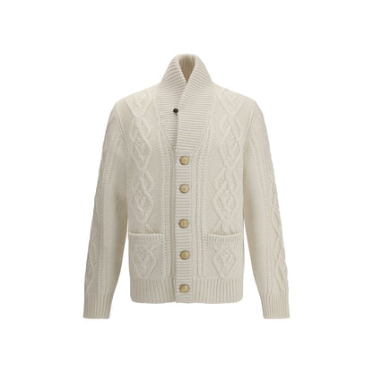White Cashmere Cardigan