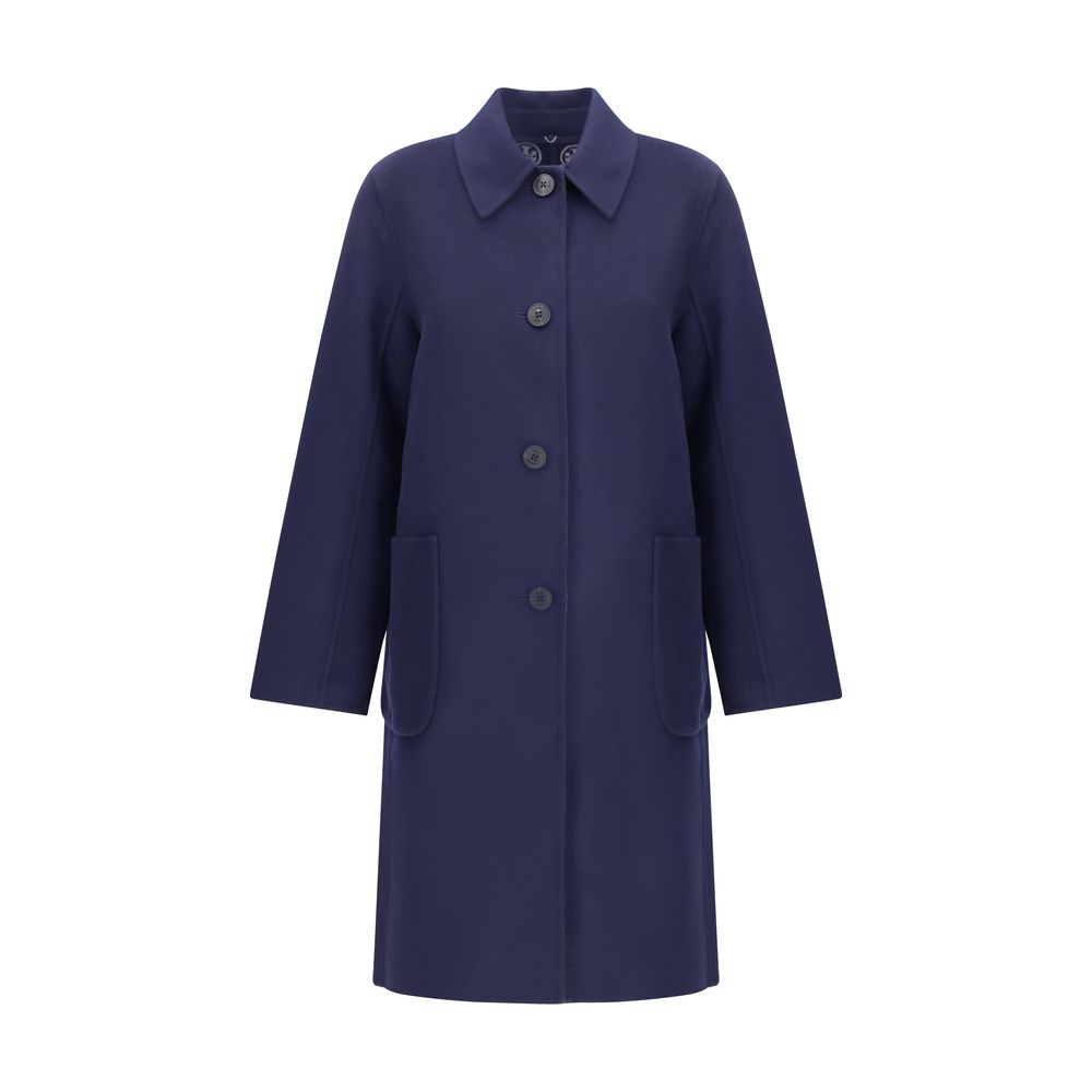 Blue Wool Coat