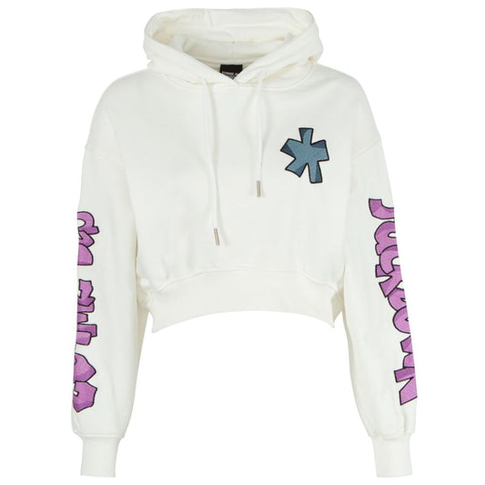 White Cotton Women Sweater