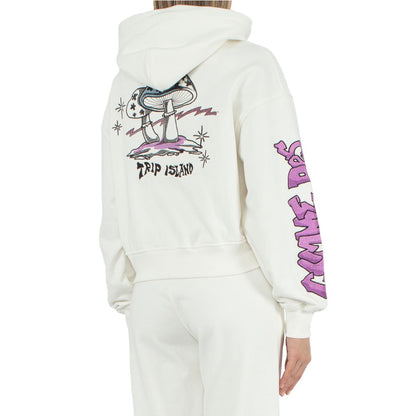 White Cotton Women Sweater