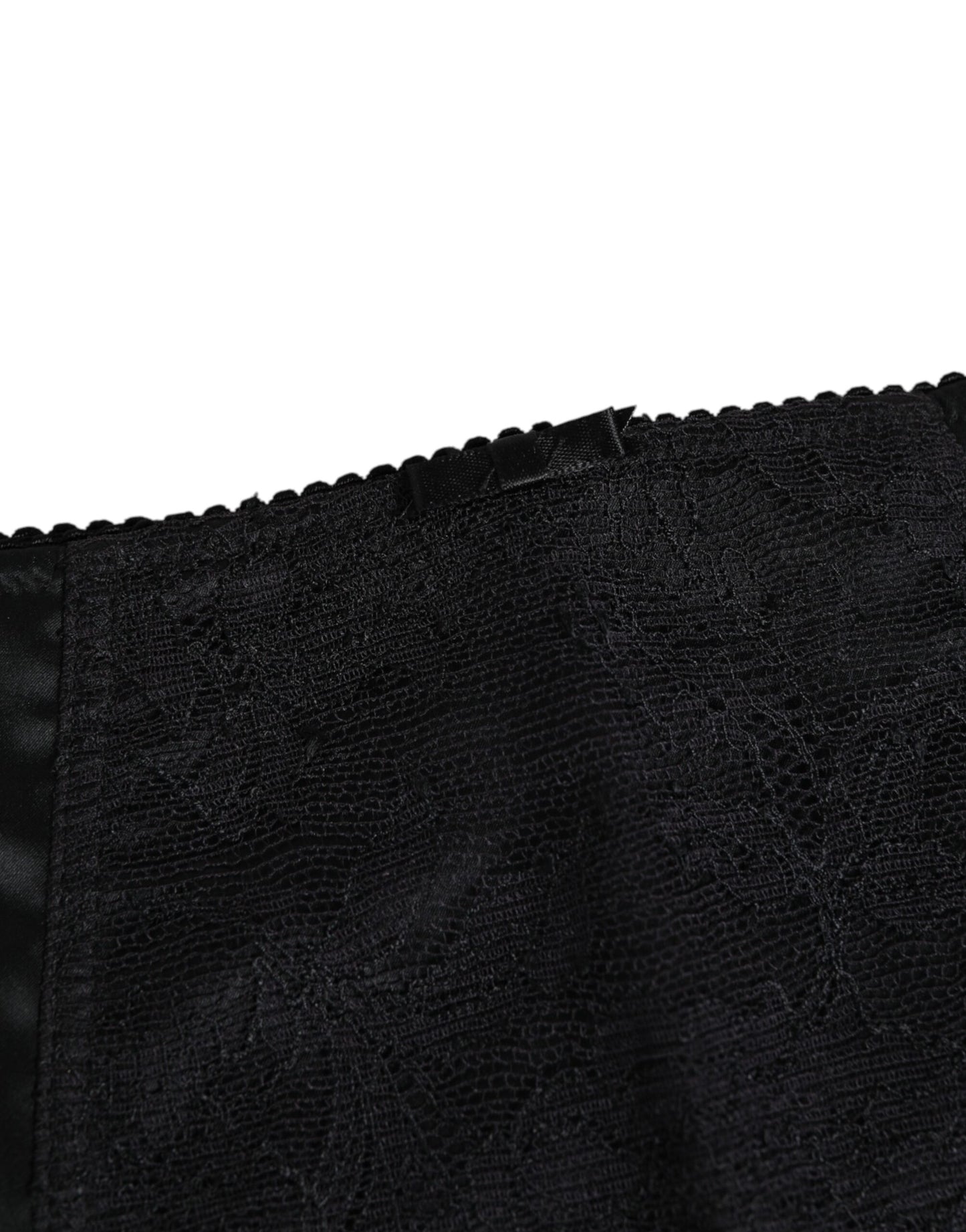 Black Silk Stretch Slip Cycling Women Underwear