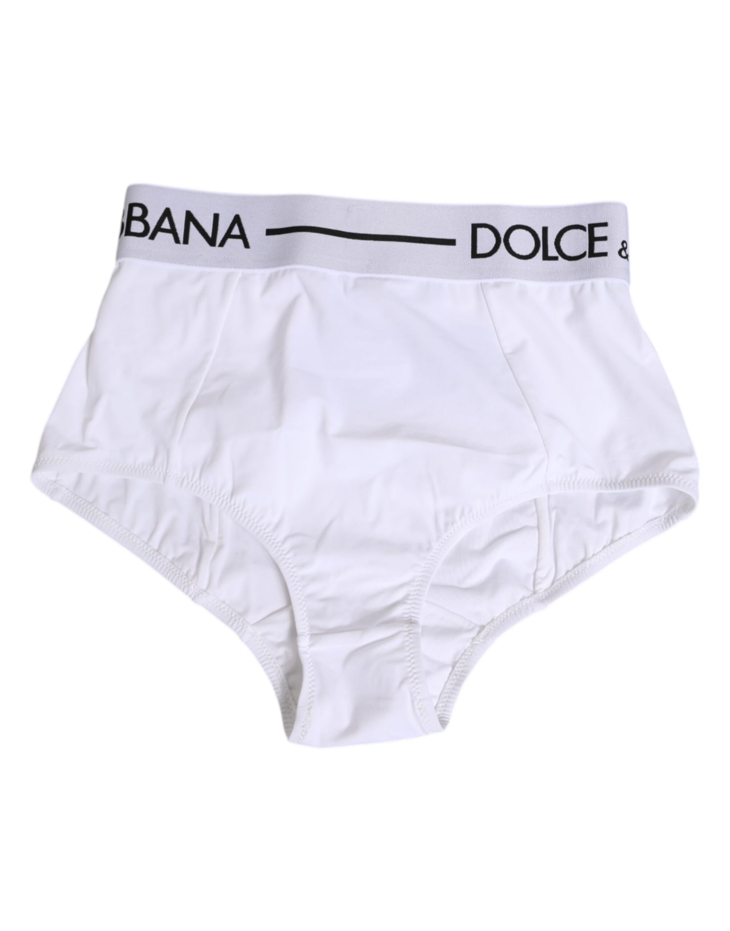 White Nylon Logo Waistband Panty Underwear