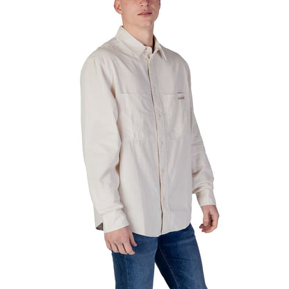 Beige Recycled Cotton Shirt