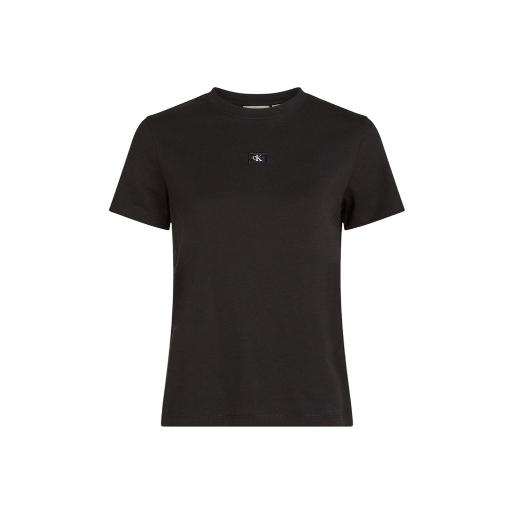 Black Recycled Cotton T-Shirt
