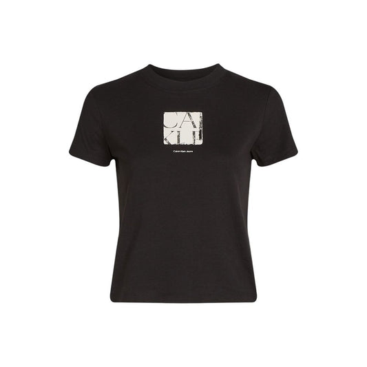 Black Recycled Cotton T-Shirt