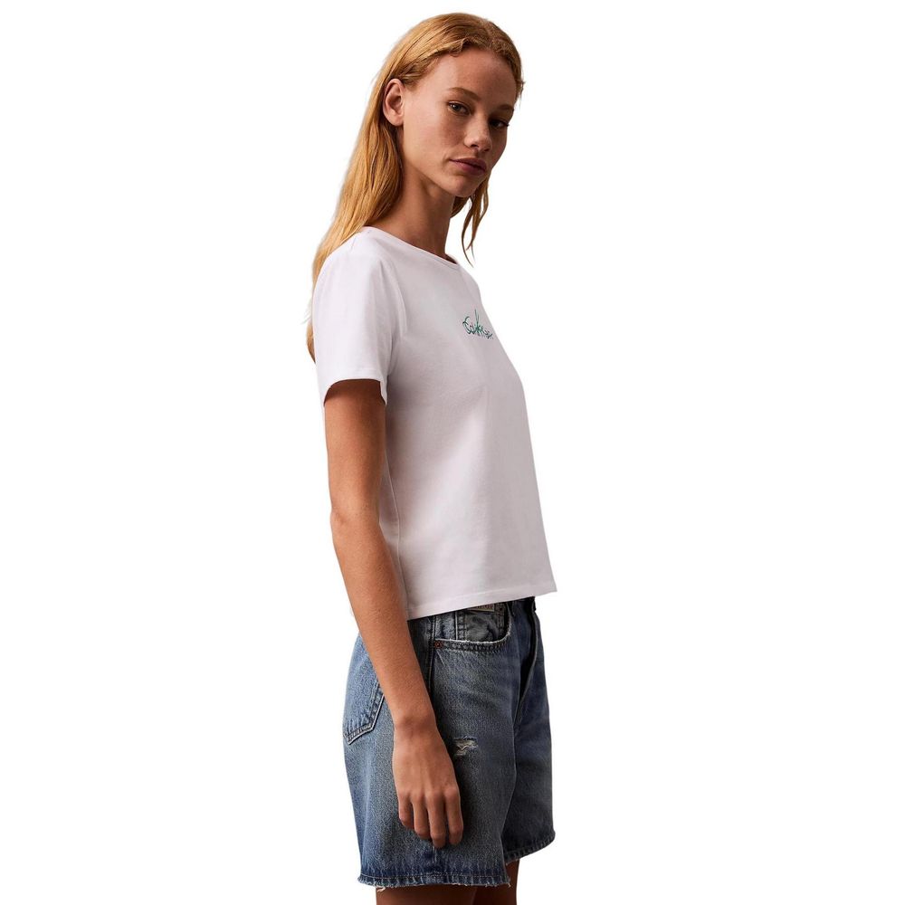 White Recycled Cotton T-Shirt