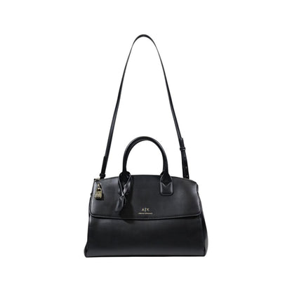 Black Polyester Handbag