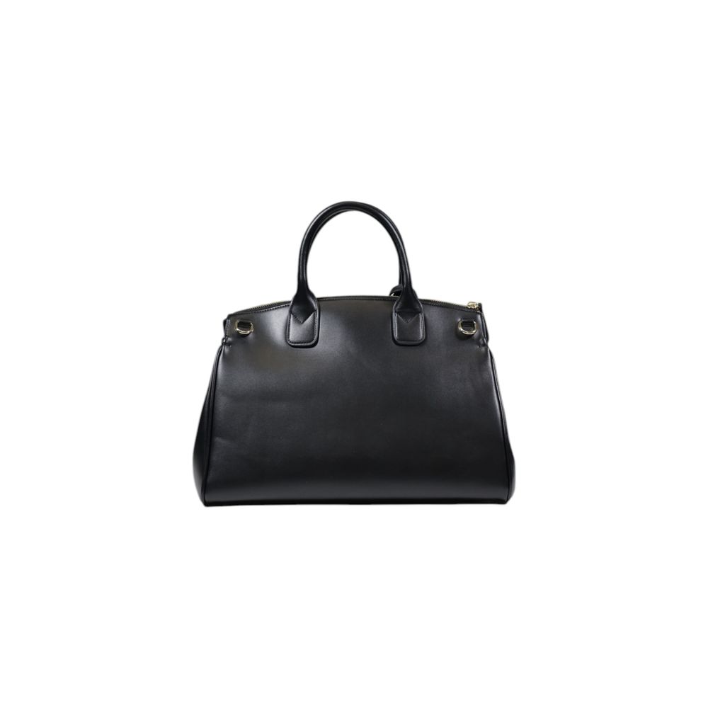 Black Polyester Handbag