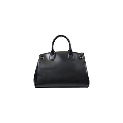 Black Polyester Handbag