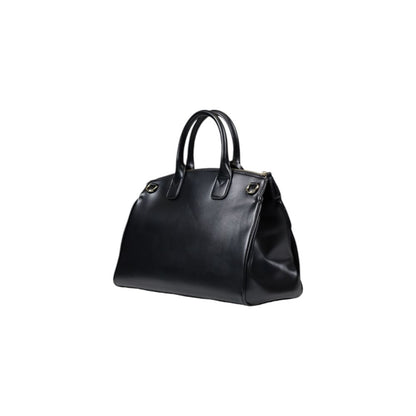 Black Polyester Handbag