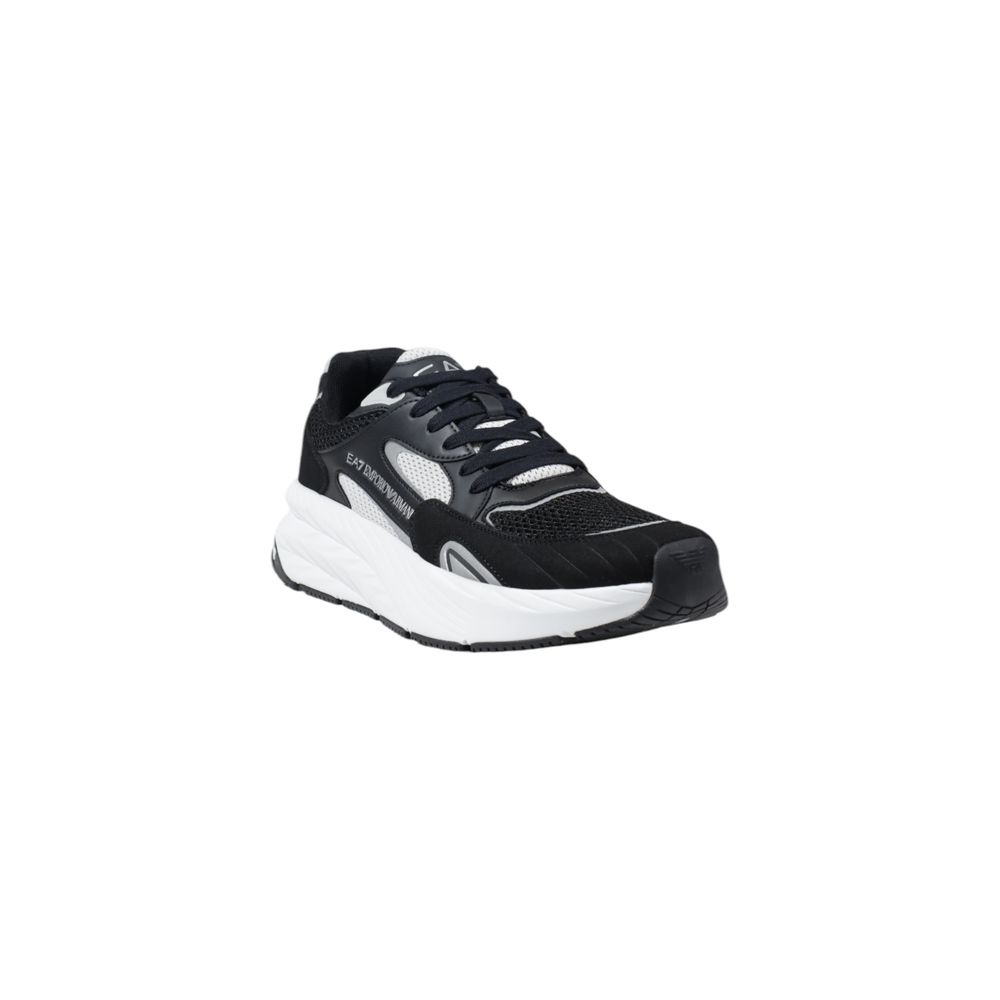 Bicolor Polyester Athletic Sneakers