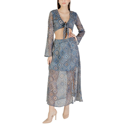 Blue Recycled Polyester Top