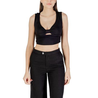 Black Viscose Top